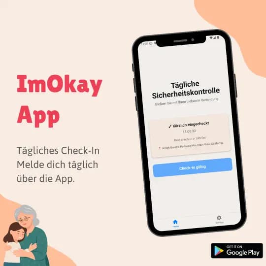 imokay smartphone mockup