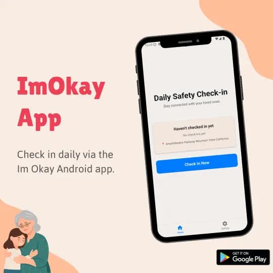 imokay smartphone mockup